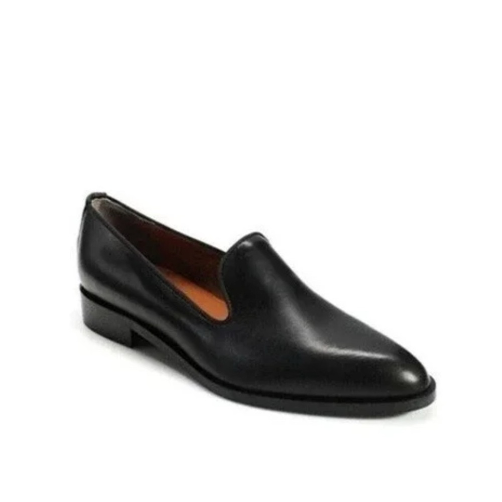 Everlane The Modern Smoking Leather Loafers in Black Size 6,5 Made in Italy